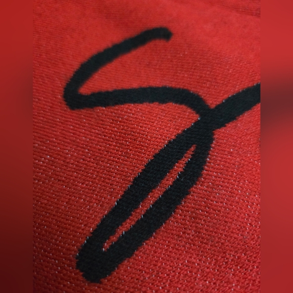 Givency red & black reversible scarf - Picture 3 of 6